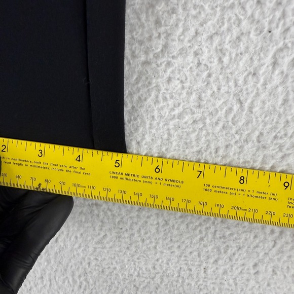 Spanx The Perfect Black Ponte Ankle Pants Womens Small Pull On Stretch High-Rise - Picture 9 of 16